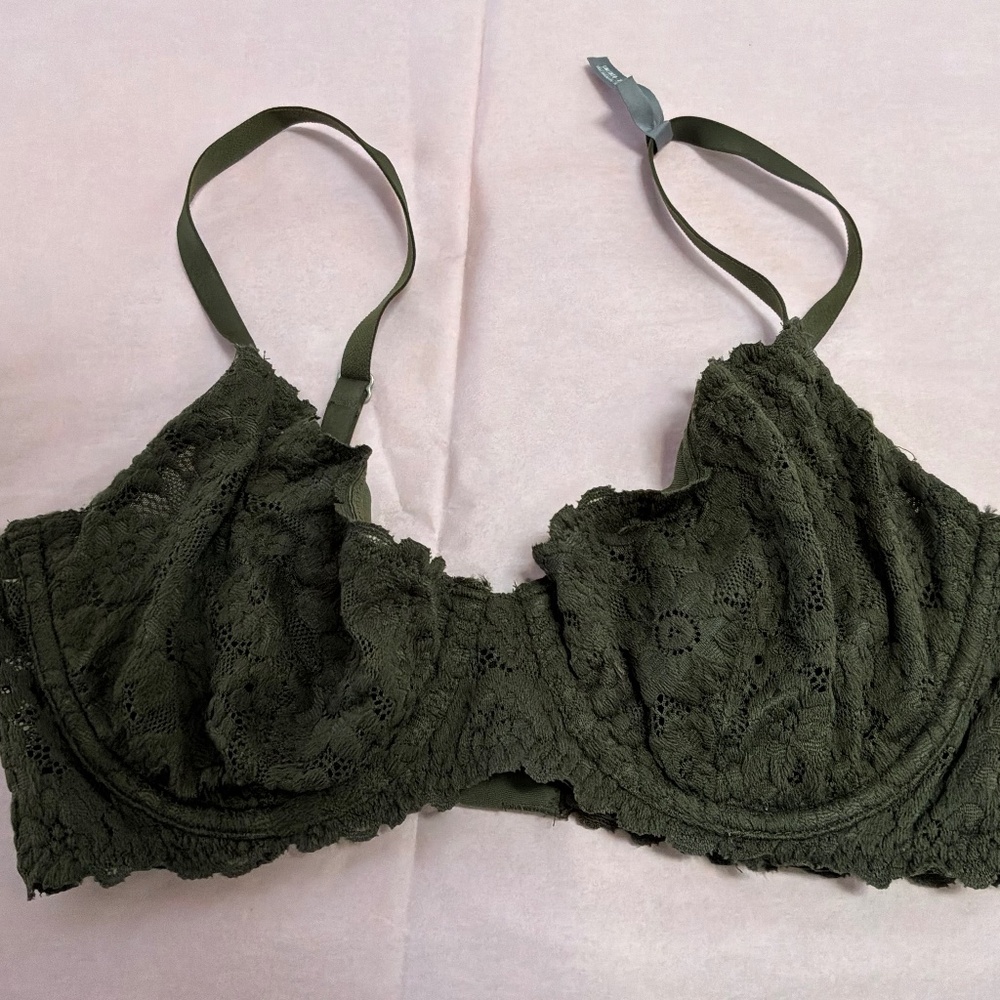 Aerie underwire unlined lace bra